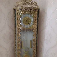 ساعت برنز قدی و میز خاطره