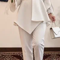 لباس سفید ۳تیکه بینظیر