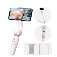 لرزشگیر  مونوپاد سه‌کار گیمبال+سلفی استیک+سه‌پایه