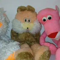 عروسک بزرگ پلنگ صورتی