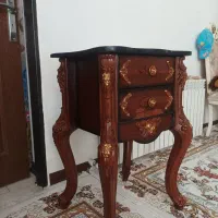 میز تلفن کلاسیک چوبی منبت کاری شده|میز تلفن|پردیس, فاز ۳|دیوار