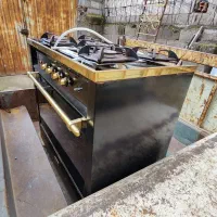 گاز طرح فر 5 شعله تمیز کمکار در حد نو سالم سالم|اجاق گاز و لوازم برقی پختوپز|دابودشت, |دیوار