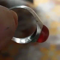 عقیق یمنی طوقدار کهنه