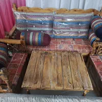 مبل چوب روس باکس دار