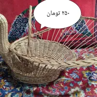 سبد حصیری خارجی یلدا|صنایع دستی و سایر لوازم تزئینی|مشهد, حجت|دیوار