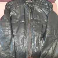 کاپشن آک بند چرم گوسفندی