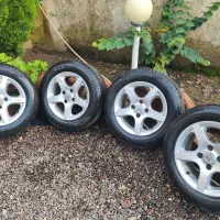 رینگ پنج پر با لاستیک سایز پانزده