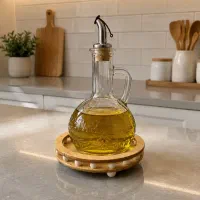 پایه روغن ریز چوبی مهره دار