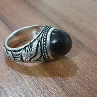 انگشتر نقره رکاب استاد ازاده