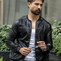 کاپشن چرم مردانه مدل Artim ویژه.پرداخت در محل|لباس|تهران, سازمان آب|دیوار