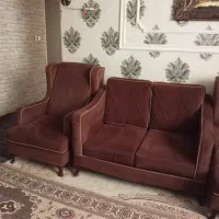 مبل هفت نفره و زیر تلویزیون|مبلمان خانگی و میز عسلی|بروجرد, |دیوار