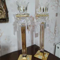 شمعدان طلاکوب|صنایع دستی و سایر لوازم تزئینی|کرمانشاه, |دیوار