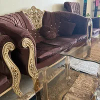 مبل ۷/هفت نفره + عسلی و میز