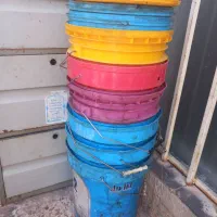 شش عدد سطل نو سالم تمیز