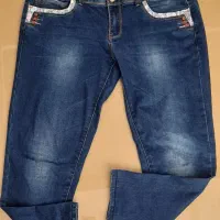 شلوار لی ابی با سایه سفید