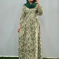 لباس زنانه پیراهن ساحلی رزگل فلور پوشاک شیکان