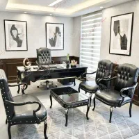 عصایی مبلمان خوش قیمت اداری تنوع رنگ مدیریت دفتر