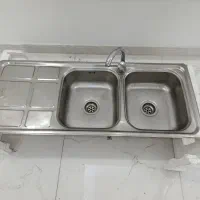 سینک تمیز به همراه شیر|مصالح و تجهیزات ساختمان|محمدشهر, سیدآباد|دیوار