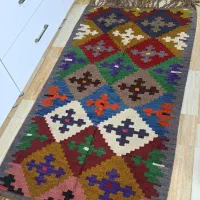 کناره های گلیمی دستبافت تا سه متری تمام پشم