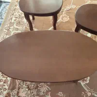 میزعسلی با میز جلو مبلی