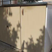 کابینت آشپزخانه حیاطی+ سینک یک لگنه|مصالح و تجهیزات ساختمان|زارچ, |دیوار