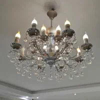 لوستر ۱۶ شعله|لوستر و چراغ آویز|کرج, برغان|دیوار