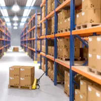 کارگر انبار و راننده لیفتراک