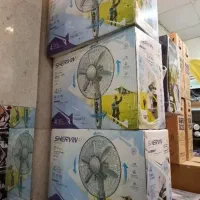پنکه ایستاده شروین بدون کنترل و کنترل دار shervin
