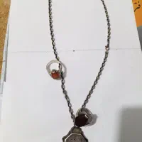 گردنبند و انگشتر نقره