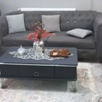 مبل چستر ۸ نفره با عسلی و میز وسط،سالم