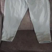 شلوار مام رنگ یخی نو