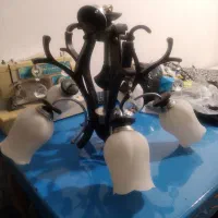 لوستر آویز پذیرایی پنچ شعله