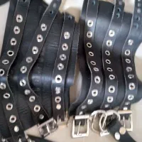 مچ بند و دسبند و گردنبند چرمی و فلزی