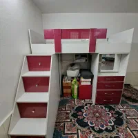 تخت نوجوان و بزرگسال MDF، جادار و کم‌جا