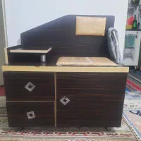 مبل هفت نفره، میز نهار خوری،میز تلفن و کمد کودک|مبلمان خانگی و میز عسلی|رباط‌کریم, شهرک والفجر|دیوار