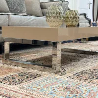 میز جلومبلی استیل و mdfترک