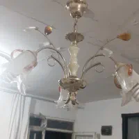 لوستر سالم همراه با سه عدد لامپ بدون مشکل|لوستر و چراغ آویز|مریوان, |دیوار