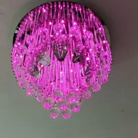 لوستر سقفی کریستالی|لوستر و چراغ آویز|قدس, شهرک فرزان|دیوار