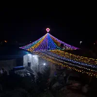 ریسه ارایی و نور پردازی رنگین کمان