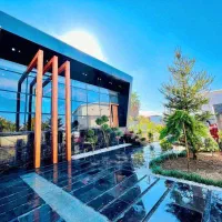 ویلامدرن با استخرداخلی جنگلی نور /تهاتر با ماشین