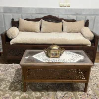 تخت سنتی و میز|مبلمان خانگی و میز عسلی|سیرجان, |دیوار