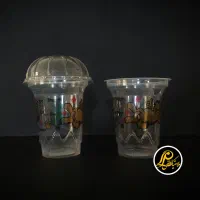 لیوان یکبار مصرف آیس پک طرح دار