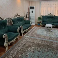 مبلمان و پرده سالم وبا کیفیت وفرش نو مخصوص جهاز