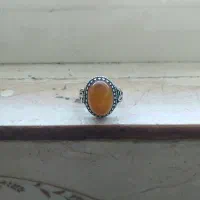 انگشتر نقره سیترین و شرف الشمس و آماتیس|حراج|قم, شاه ابراهیم|دیوار