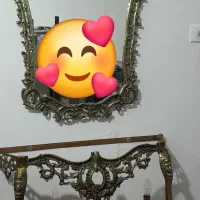 اینه وشمعدان برنجی