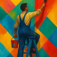 نقاشی ساختمان