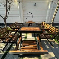 صندلی تاب اتشدان چتر پایه کنار طرح اینو باغی ویلای|صندلی و نیمکت|تهران, اکباتان|دیوار