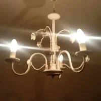 لوستر 3شاخه فلزی طرح هوم انگلیش