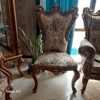 مبله ۹ نفره ناهارخوری ۸ نفره و ویترین|مبلمان خانگی و میز عسلی|اصفهان, گرکان|دیوار