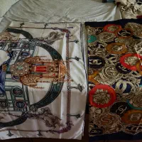 روسری ابریشمی بزرگ و متوسط|لباس|رودهن, |دیوار